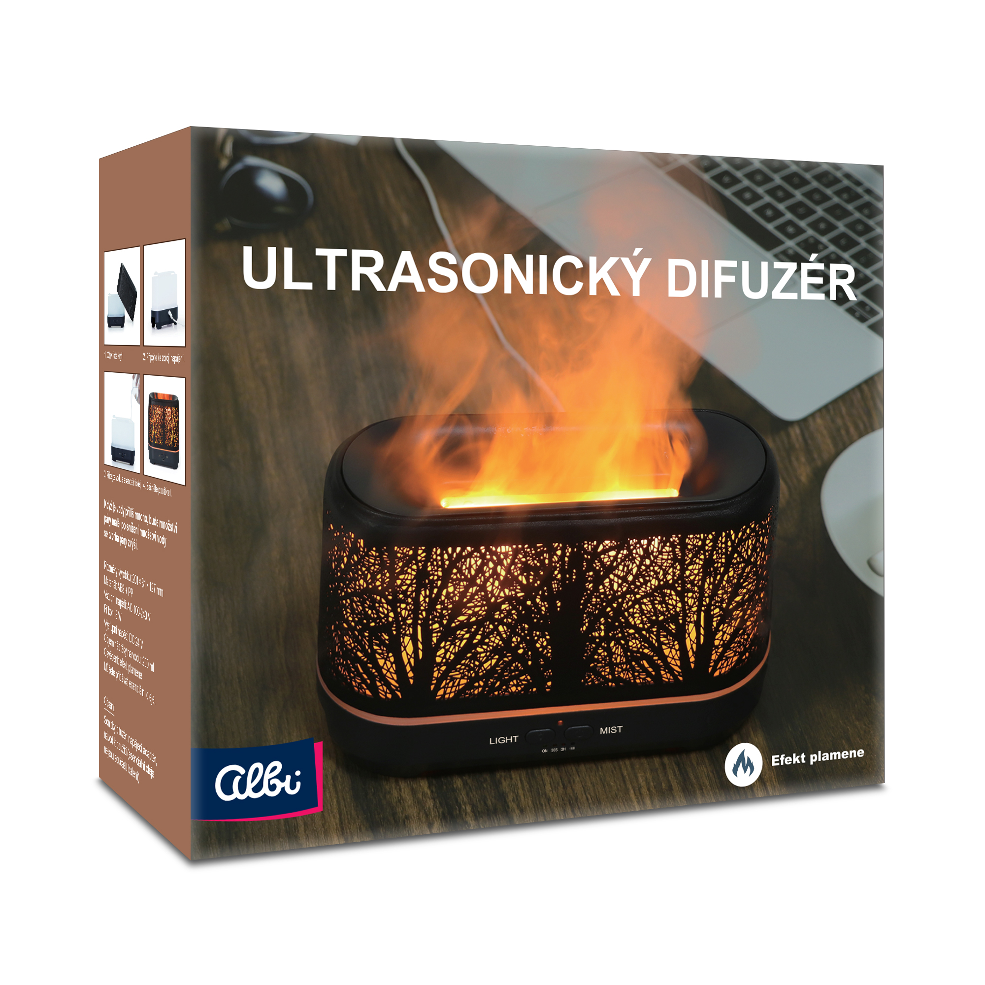 Ultrasonický difuzér Exclusive - Stromy Albi