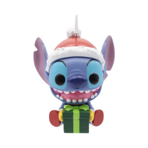 Vánoční ozdoba - Stitch s dárkem Albi