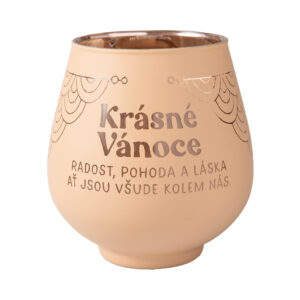 Zrcadlový svícen - Krásné Vánoce Albi