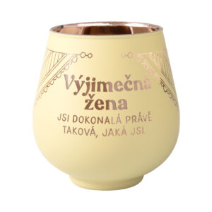 Zrcadlový svícen - Výjimečná žena Albi